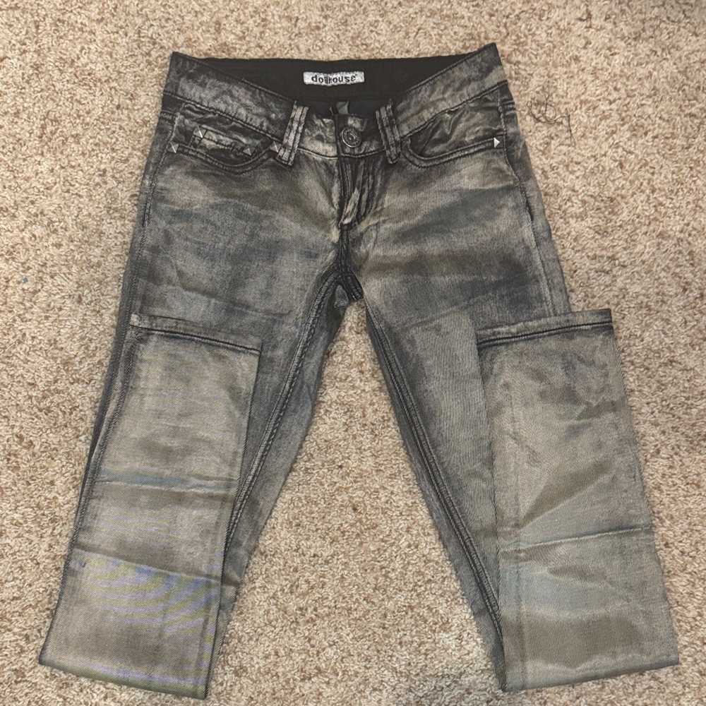 Dollhouse Black and Gray Women Jeans